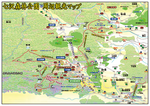 周辺観光マップ