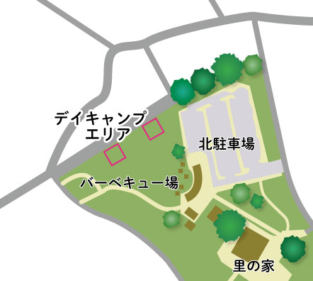 デイキャンプ案内マップ